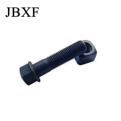 China DIN Black Oxide Treated Hexagon Track Bolt Torque Strength Min. 1200Nm for sale