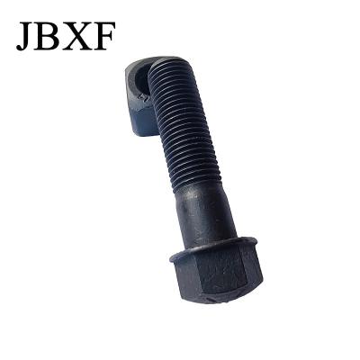 China 1.5-3.5mm Excavator Track Bolt With Black Oxide Finish Hardness HRC22-32 for sale