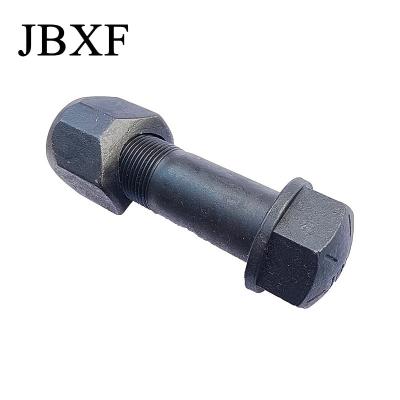 China 800-1000MPa Grey Black Excavator Segment Bolt With Plain Surface for sale