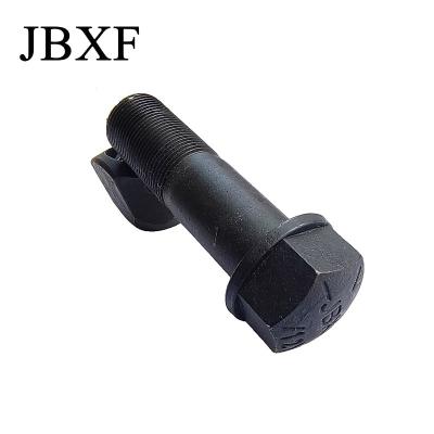 China 10.9-12.9 Grade M12-M30 Carbon Steel Excavator Track Bolt With Black Oxide Surface for sale