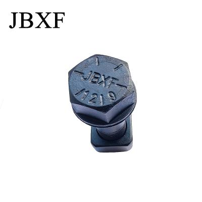 China Flange Black E330 Track Bolt and Nut for Excavator Chain Parts for sale