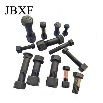 China Track Chain Excavator Bolt And Nut 9W3619 M20*1.5*55mm 40Cr Steel for sale