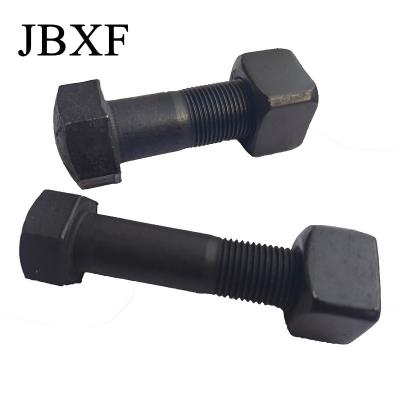 China Track Shoe Bolt 1543231220 Black Full Thread For  Crawler Excavator for sale