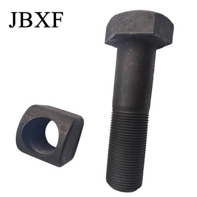 China E374 40Cr Track Shoe Bolt And Nuts For Excavator Track Link Chain  For Cat for sale