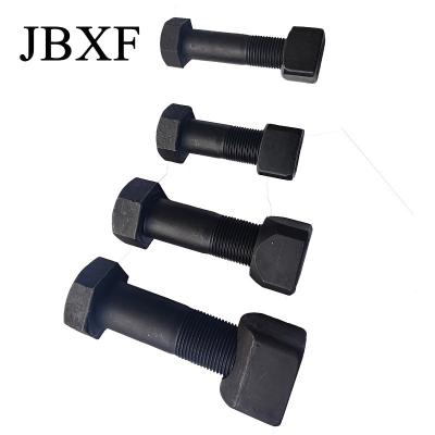 China Excavator 12.9 Hex 40cr Material Hard  Track Shoe Bolts Excavator Track Pad Bolt for sale