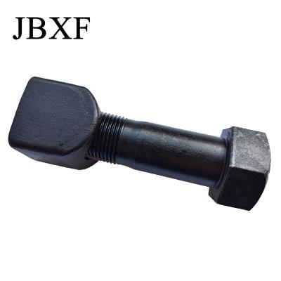 China 12.9 Grade Steel Hex Track Bolt And Nut M19*63 M19*65 M19*69 M19*77 M19*98 For Excavator And Bulldozer for sale