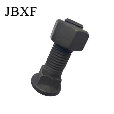 China JCB Side Teeth High Strength Plow Bolts And Nuts  332-C9951 And 13400701z for sale