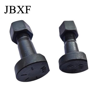 China Hot Sale Grade 12.9 Plow Bolt Nut Track Bolt Nut Excavator Sprocket Segment Bolt JBXF for sale