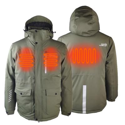 China Men's Breathable Fashionable Full Body Jacket Wholesale Rechargeable Battery Casual Heated Jacket for sale