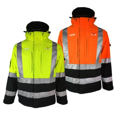 China Hi Vis Reflective Jacket Construction Security High Visibility Manufacturer High Visibility Work Jacket for sale