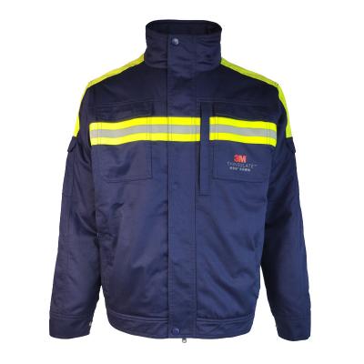 China Electrican Safety Workwear Flame Retardant Thermal Clothing High Visibility Fire Resistant Jacket for sale