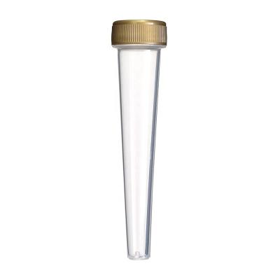 China Chid Pharmaceutical Heavy Duty Transparent 98mm Tube With Gold Black White Lid for sale