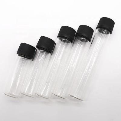 China Gift & Craft 102mm Packaging Glass Tube With Child Proof Cap for sale