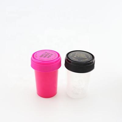 China Pharmaceutical Receptacle--40DR Reversible Cap Vial Medicine Plastic Packaging Bottle With Child Resistant Cap for sale