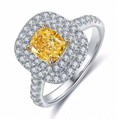 China Other Fashion Anster diamond  1.0ct Cushion Cut ring for weman for sale