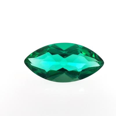 China Emerald gemstones Good quality Bulk Pear Shaped Synthetic Green Gemstone Zambian Emeralds emerald gemstones for sale