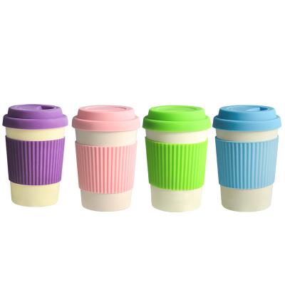 China Sustainable Wholesale Food Grade Fiber 350ml Bamboo Coffee Mugs Caterer And Tumbler Travel Mugs for sale