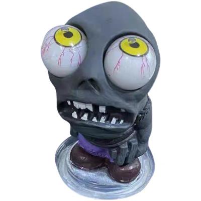 China Safe And Durable Turbo Dolls Blast Eyed Zombie Toys Car Decompression Ornaments Big Eyed Dolls Personalized Auto Accessories for sale