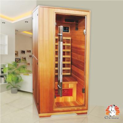 China The computer control panel 1 person infrared sauna for sale with CE certificate factory wholesale price L1V for sale