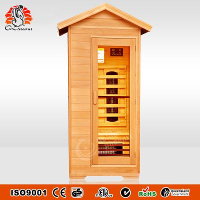 China Outdoor Computer Control Panel Sauna Room Waterproof Far Infrared Sauna House L1TO for sale