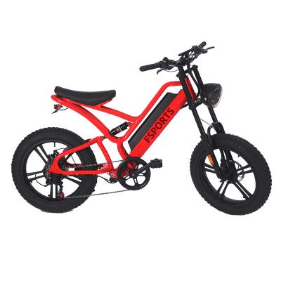 China Cheapest aluminum alloy high power 20 inch fat tire pit mtb e bicycle chinese other electric bike for adults for sale