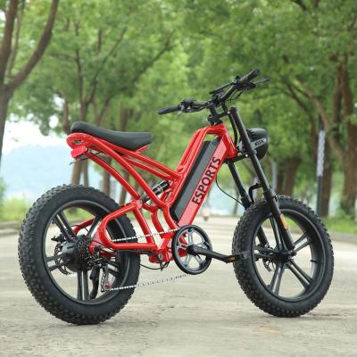 China Aluminum alloy OEM/cheapest tire electric bicycle 20 inch odm mountain Chinese mine e bike adult bicycle wholesale for sale