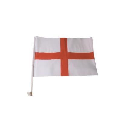 China FLY Custom Design England Flag Rod For Car With Plain Packing For European Cup for sale