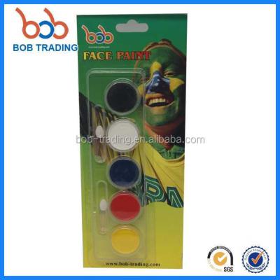 China Good Face Service Brazil Face Paint Qatar National Flag Color Face Paint for sale