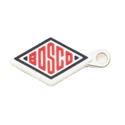 China Wholesale Fancy Rubber Design Silicone 3D Logo Black Zipper Puller For Bag Custom Made Factory Viable PVC Garment for sale