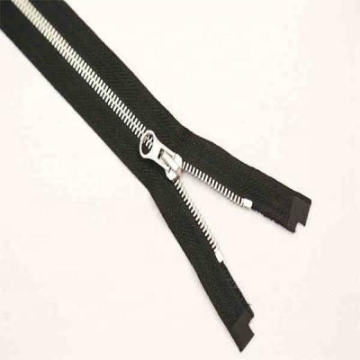 China Auto Lock #5 Metal Zipper Many Colors Plugged Band For Pocket Zipper Metal Teeth Garment for sale