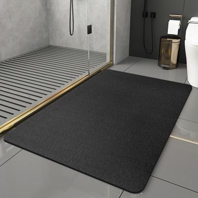 China Modern Bathroom Diatomite Shower Mat Quick Dry Mat Water Absorbing Floor Mat Bath Mat for sale