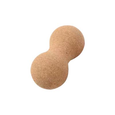 China Point Massage Cork Yoga Organic Sustainable Rubber Peanut for sale