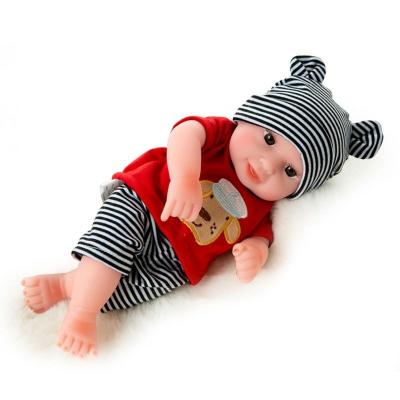 China 10 Inch Baby Cartoon Toy - Reborn Baby Doll Toys Doll Accessories Doll Clothes Black Stripes for sale