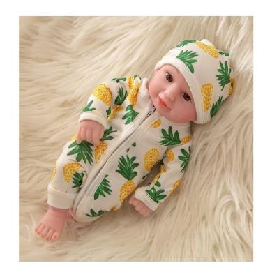 China Mini Toy New Clothes Reborn Baby Dolls 10 Inch Cute Lifelike Soft Silicone Newborn Baby Dolls Dolls for sale