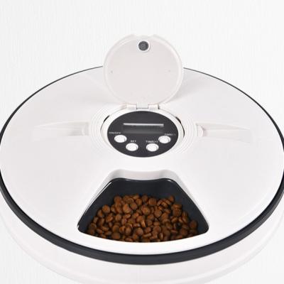 China Quantitative Pet Bowl Automatic Six-hole Reminder Pet Pet Driver Smart Timing Auto Music Sync Driver for sale