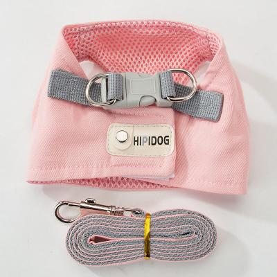 China Lovely Dog Reflective Short Leash Cat Vest Harness Pet Vest Pet Chest Return Trunk Fashion Cartoon Pet Supplies for sale