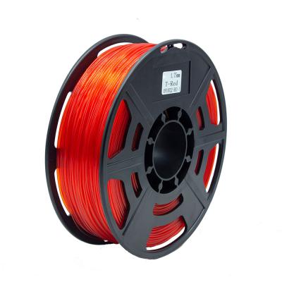 China Flythinking best quality 3d printer and 3d pen Canton 3d printer filament transparent red ABS for sale