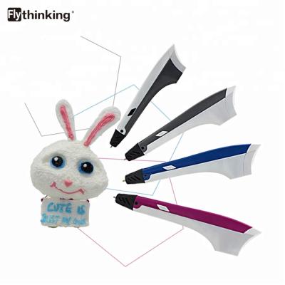 China Hotel Children DIY 3D Drawing Tools Pen LED Display Arts 3d Printer Pen With ABS/PLA Filament for sale