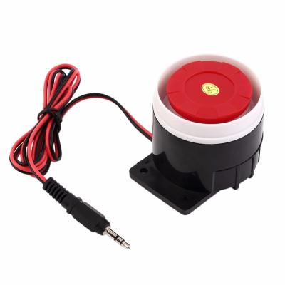 China Loud Indoor Siren 120dB Alarm Horn Wired Durable Alarm For Home Security DC 5V -12V S005 for sale