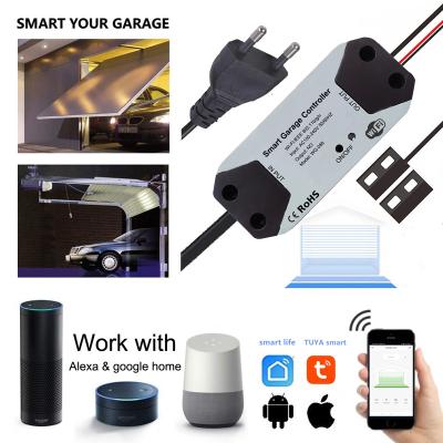 China Open/Close Garage by Phone Tuya Smart Life WIFI Garage Door Opener Wireless Remote Control Alexa Supports and Google Home Voice Control for sale