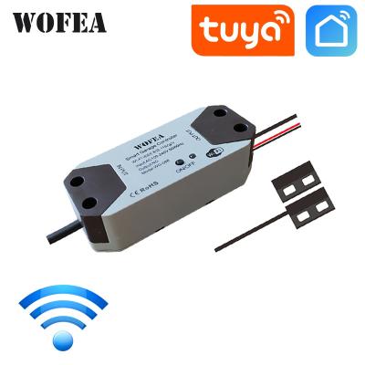 China Open/Close Garage by Phone Wofea Tuya Smart WIFI 2.4G Garage Door Opener Controller Open and Close by Phone APP No Need Alexa and Google Compatible Home Hub for sale