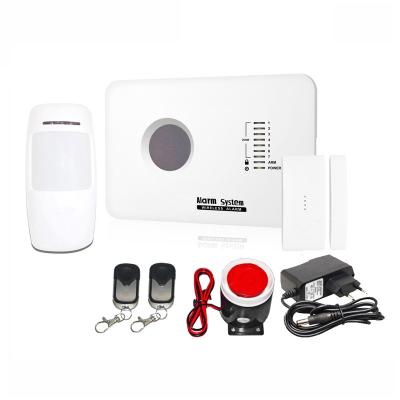 China 7 Wireless 3 Zone Home Security Alarm GSM Wired Alarm System with Android and IOS APP Control Auto Dial and SMS Change G10C for sale