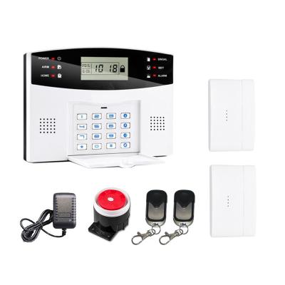 China Voice promition 99 zone wireless and 7 wired zone security GSM home alarm lcd voice disply remind keypad operation 433mhz APP control for sale