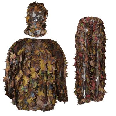 China Jungle gilly stealth camouflage clothing camouflage cape roupa camuflada 3d camuflada 3d anti-UV suit for sale