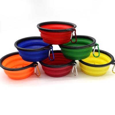 China New Design Dog 350ml Pet Water Bowl Sustainable Collapsible Food Outdoor Special Silicone Feeding Bowl ---Custom Logo Is Acceptable for sale