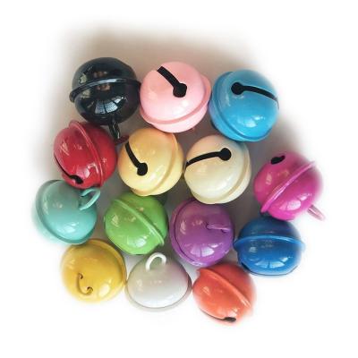 China Viable Candy Color Small Bell 22mm Paint Metal Bell DIY Pet Baking Accessories Lock Chain Accessories for sale