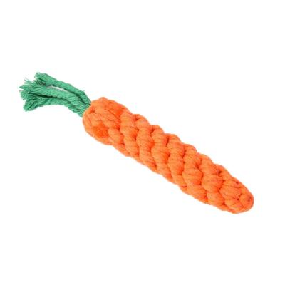 China Toy Pet Supplies Wholesale Cotton Rope Woven Carrot Dog Toy Pet Toys Pet Supplies Wholesale Modeling Dog Rope Knot Biting Cotton Rope for sale