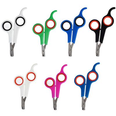 China Viable Stainless Steel Pet Nail Scissors Sharp Head Products Are Suitable For All Kinds Of Pets for sale