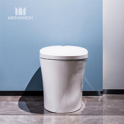 China Home Modern Luxury Bathroom Automatic Operation Decoration One Piece Toilet Bowl Sets Smart Toilet for sale