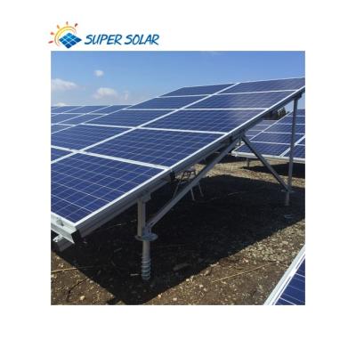 China Screw Type 100kw Aluminum Alloy Supersolar Solar Support Structures for sale